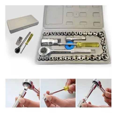 Miniatura 2 de Juego de Llaves de Vaso de 40 Piezas